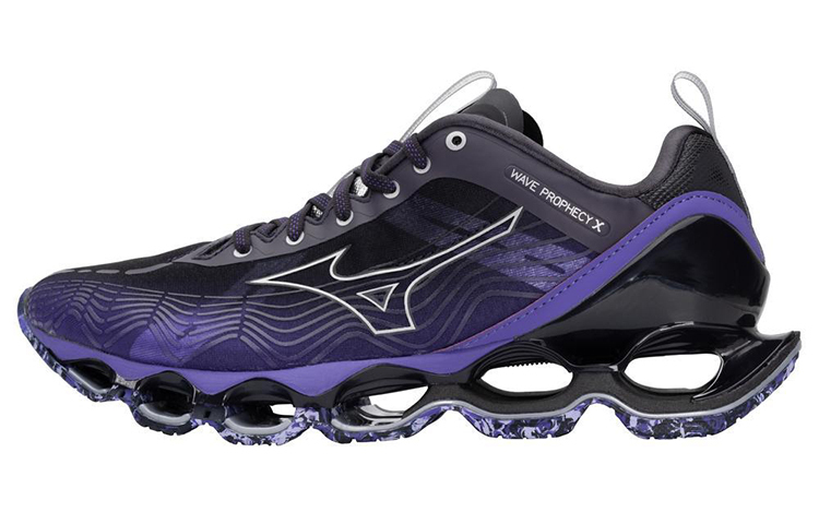 【代購】Mizuno Wave Prophecy X 10 'Black Silver Purple'