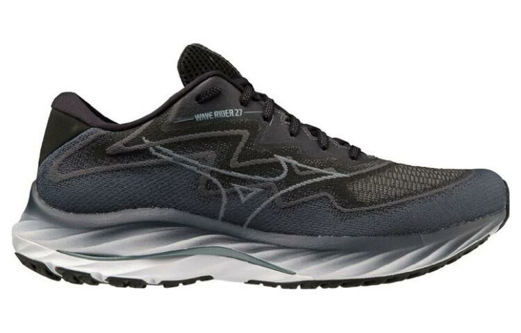 【代購】Mizuno Wave Rider 27 'Black Navy'