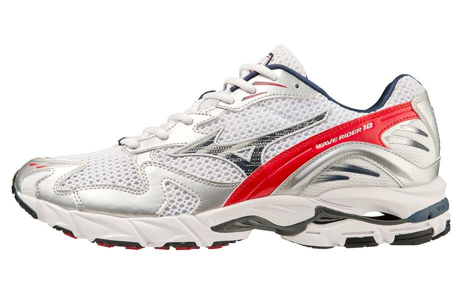 【代購】Mizuno Wave Rider 10 Og Pack High Risk Red Insignia Blue