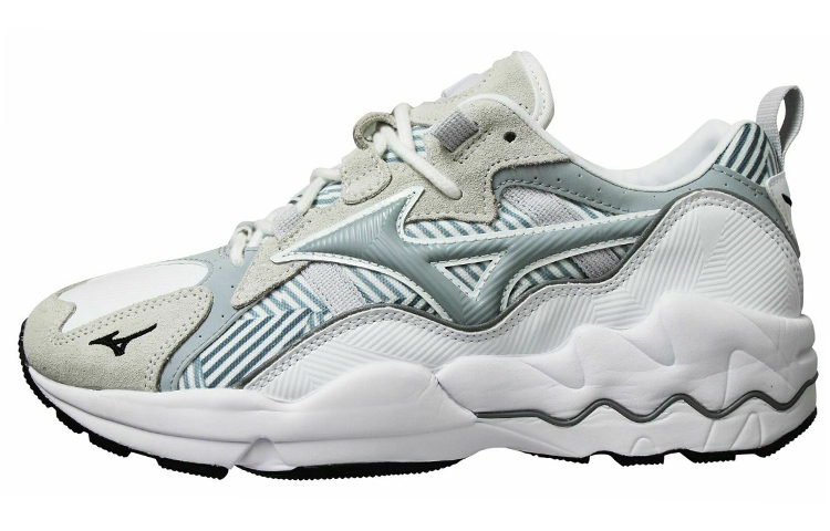 【代購】Mizuno Sport Style Wave Rider 1 Camo Cushioning Wear-Resistant Low-Top Casual Shoes Men's Gray