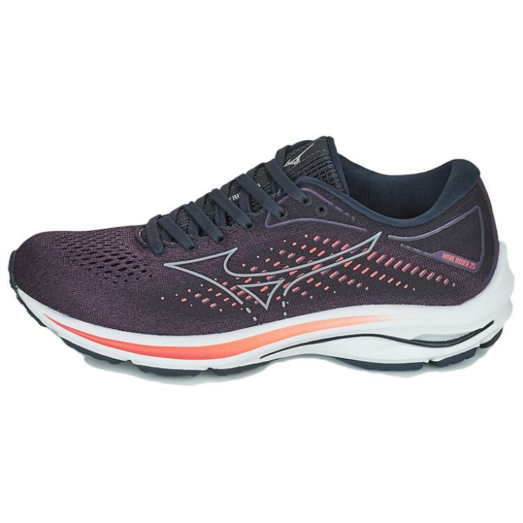 【代購】Mizuno Wave Rider 25 Cushioned Slip-Resistant Support Low-Top Running Shoes Women's