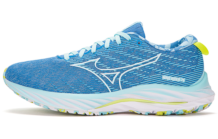 【代購】Mizuno Wave Rider 26 'Sky Blue White Grey Green' Women's