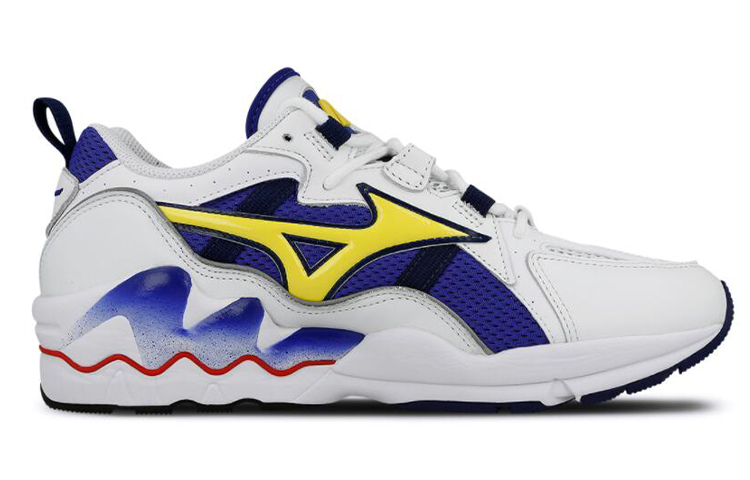 【代購】Mizuno Wave Rider White Blue Yellow