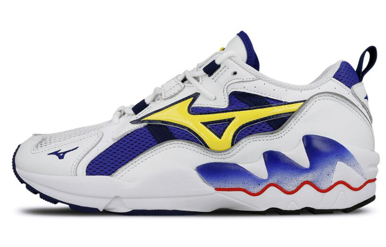 【代購】Mizuno Wave Rider White Blue Yellow