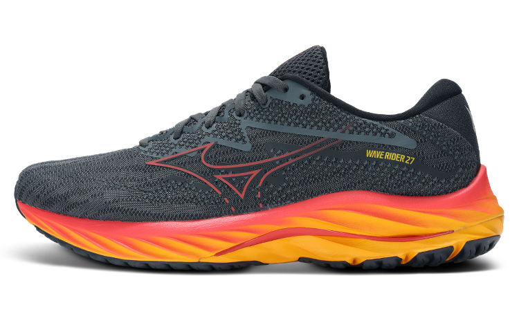 【代購】Wave Rider 27 Mizuno 'Turbulence Cayenne Citrus'