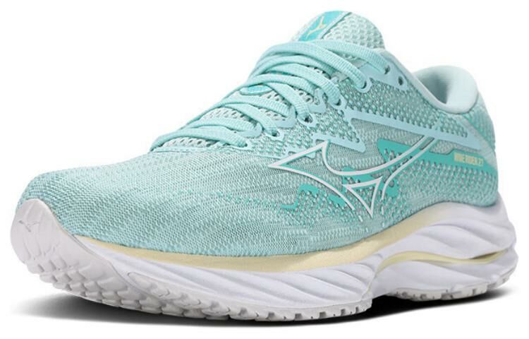 【代購】Mizuno Women's Wave Rider 27 Super Wide 'Light Green White'