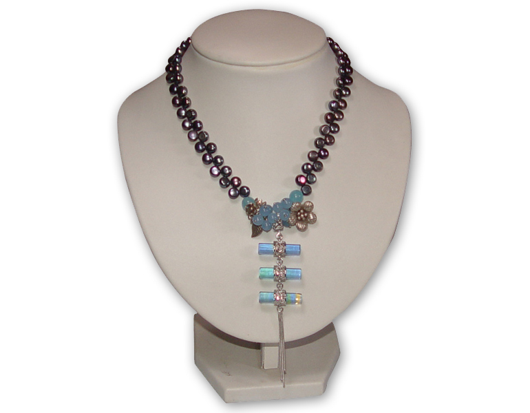 三生緣琉璃珍珠項鍊｜鹿港窯手工訂製 開運招財 情侶對鍊