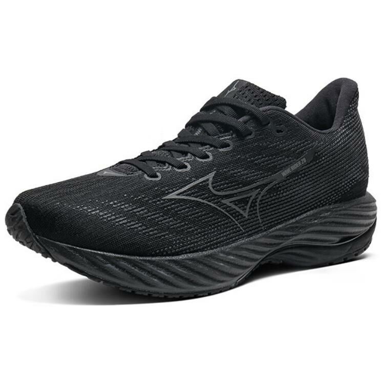 【代購】Mizuno Wave Rider 28 Running Shoes 'Black'