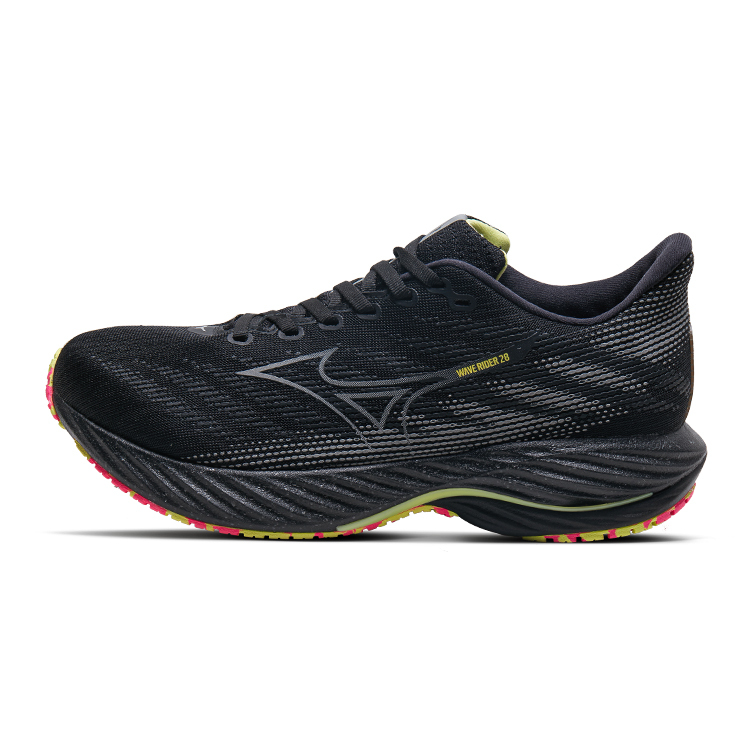 【代購】Wave Rider 28 Mizuno 'Black Sunny Lime'