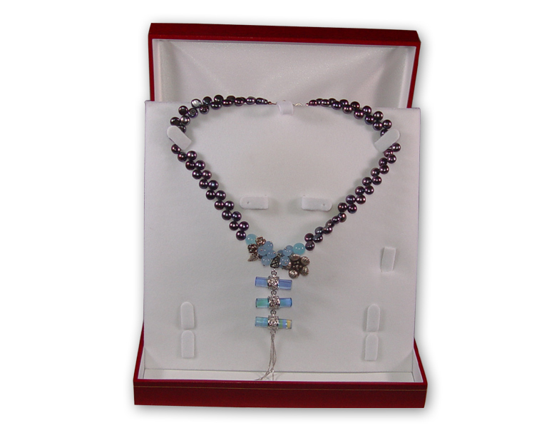 三生緣琉璃珍珠項鍊｜鹿港窯手工訂製 開運招財 情侶對鍊