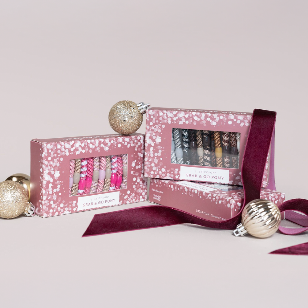 L. ERICKSON 彈力髮圈禮盒組-15入〈棉花糖〉