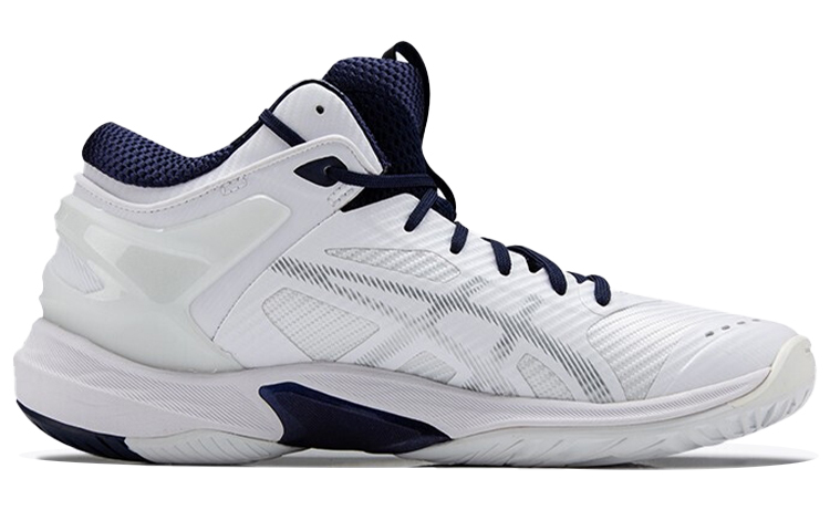 【代購】Asics Gel-Burst 24 Anti-Slip Wear-Resistant Mid-Top Performance Basketball Shoes Men's White Blue