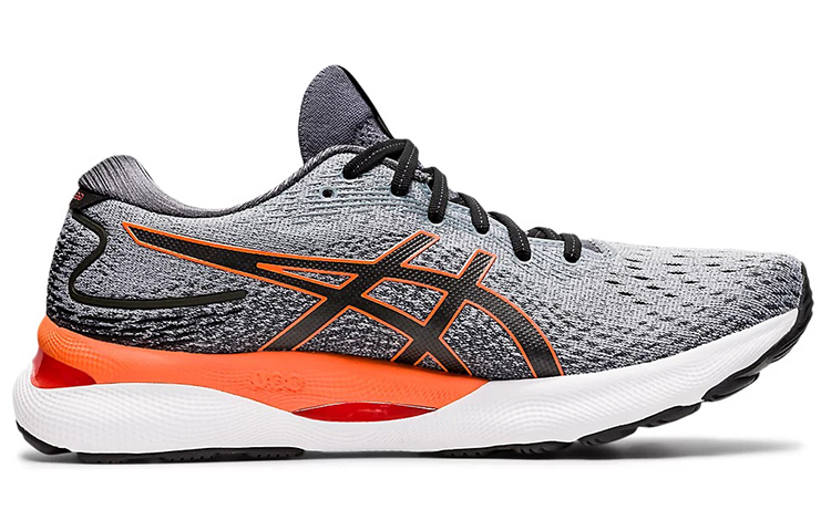 【代購】Asics Gel-Nimbus 24 Sheet Rock Grey Shocking Orange