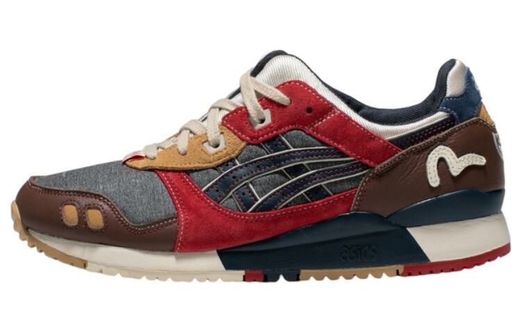 【代購】EVISU X Asics Gel-Lyte 3 Red Gray Brown