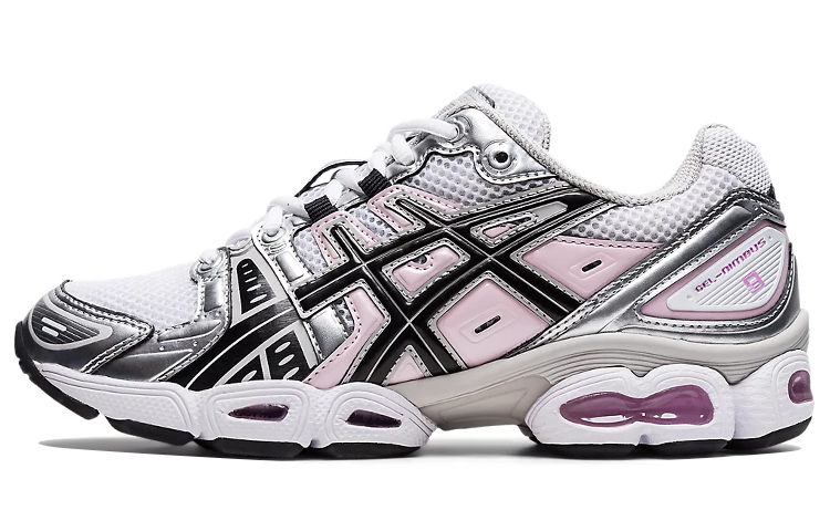 【代購】Asics Gel-Nimbus 9 White Black Light Pink Women's