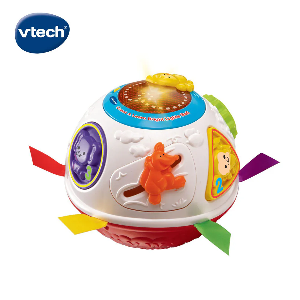 《 英國 Vtech 》  動物派對聲光滾滾球