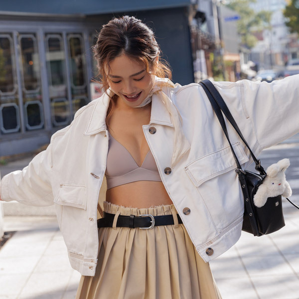 Smooth naked body A.B.C CUP