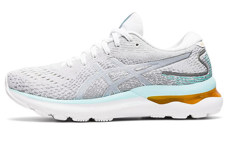 【代購】Asics Gel Nimbus 24 'White Pure Silver' Women's