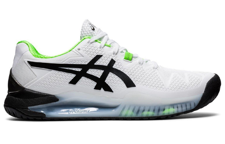 【代購】Asics Gel Resolution 8 'White Green Gecko'