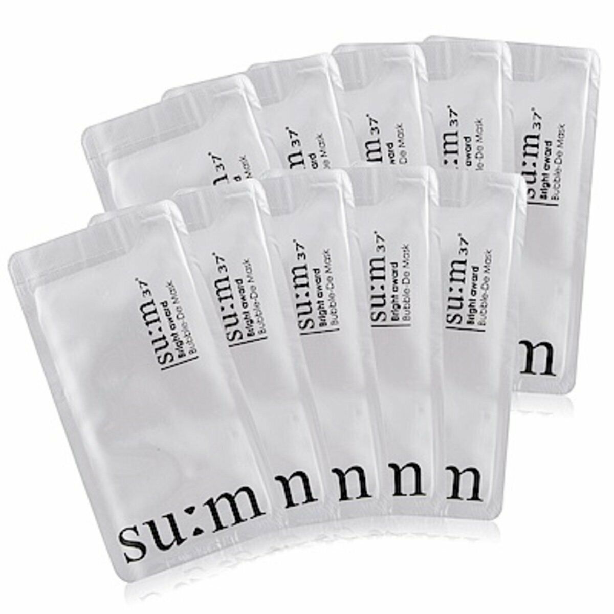 韓國 Su:m37 亮白深層淨化泡泡面膜 (10片) (EXP:2026.09)