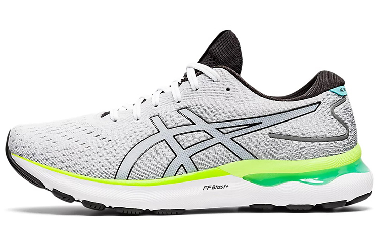 【代購】Asics Gel-Nimbus 24 White Black Lime Green