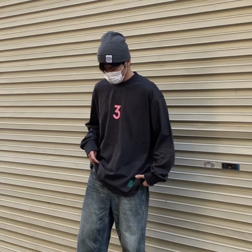 INNERSECT 背後三色點薄長袖 INN23FWTTE61