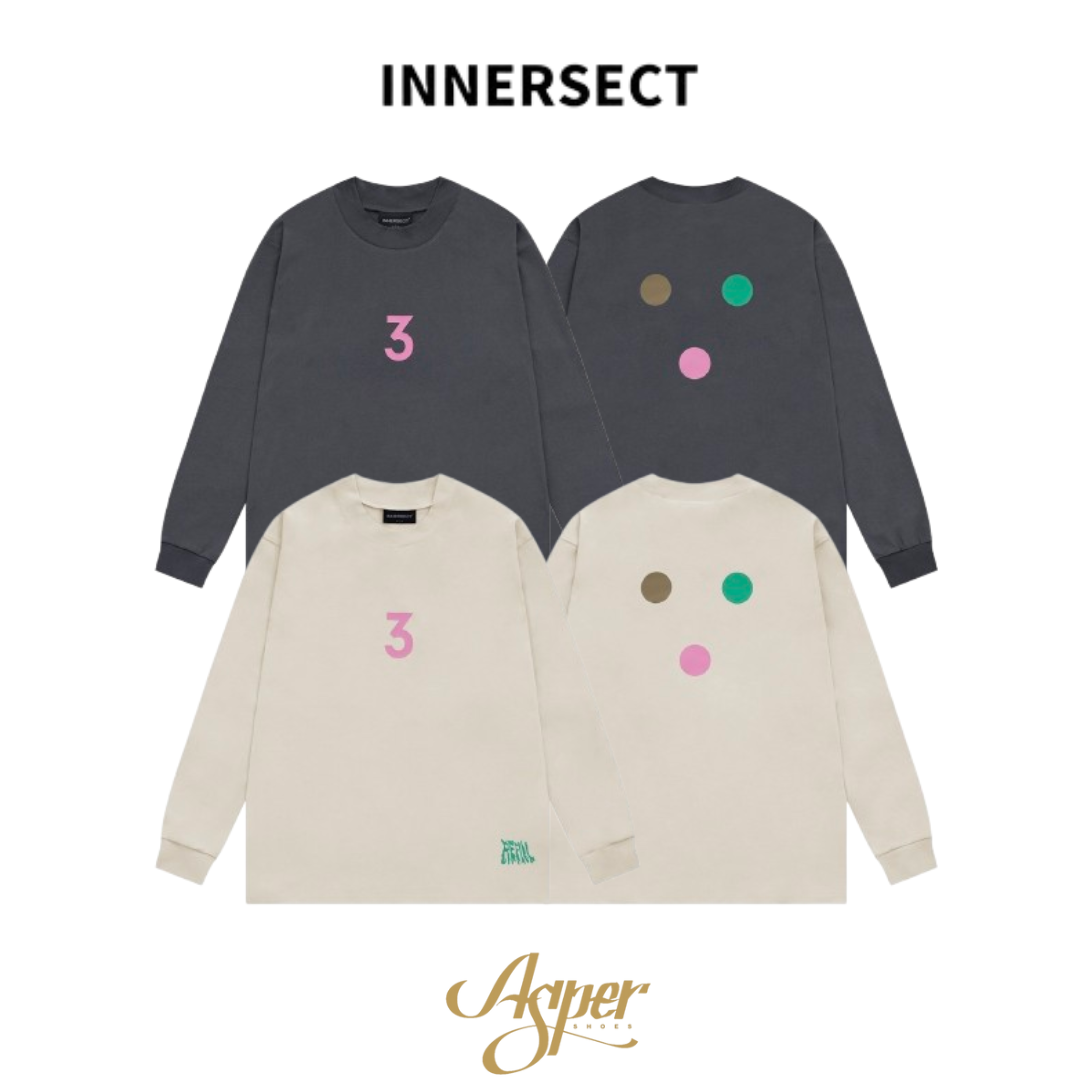 INNERSECT 背後三色點薄長袖 INN23FWTTE61