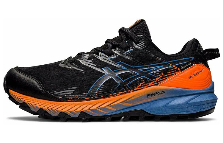 【代購】Asics Gel-Trabuco 10 Gore-Tex Black Blue Harmony Orange