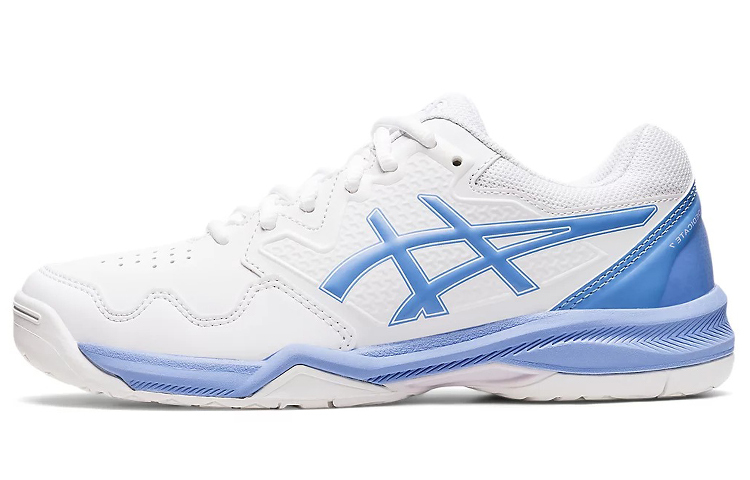 【代購】Asics Gel-Dedicate 7 Low-Top Tennis Shoes White/Blue Women's