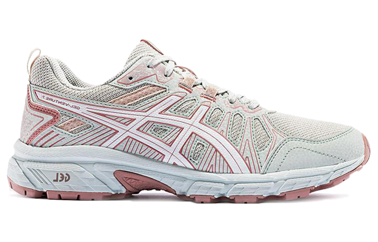 【代購】Asics Gel-Venture 7 Mx White Pink Off-Road Sneakers 'White Pink' Women's