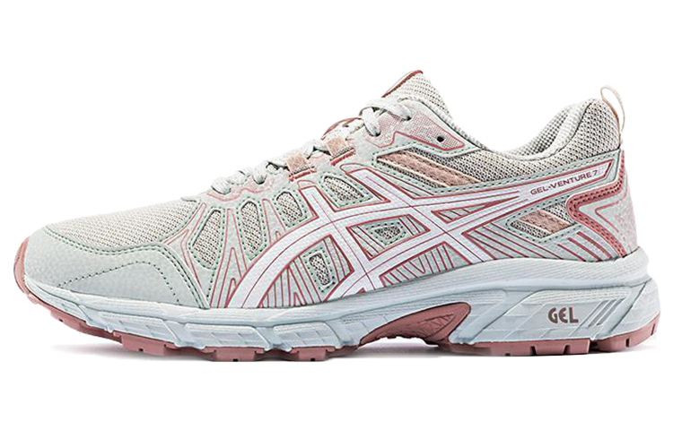 【代購】Asics Gel-Venture 7 Mx White Pink Off-Road Sneakers 'White Pink' Women's