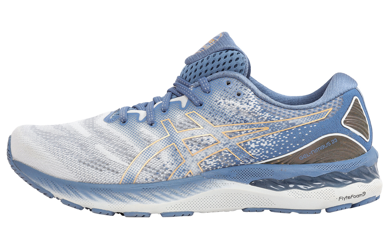 【代購】Asics Gel-Nimbus 23 Blue/White/Gold