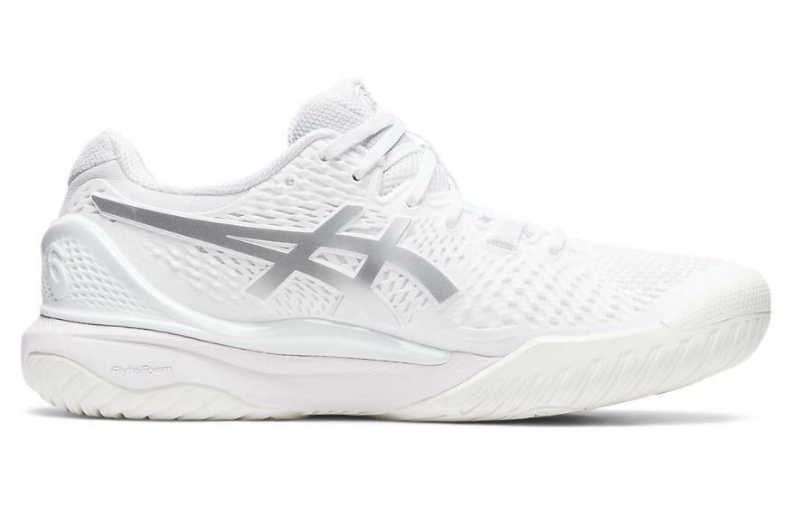 【代購】Asics Gel Resolution 9 'White Pure Silver' Women's