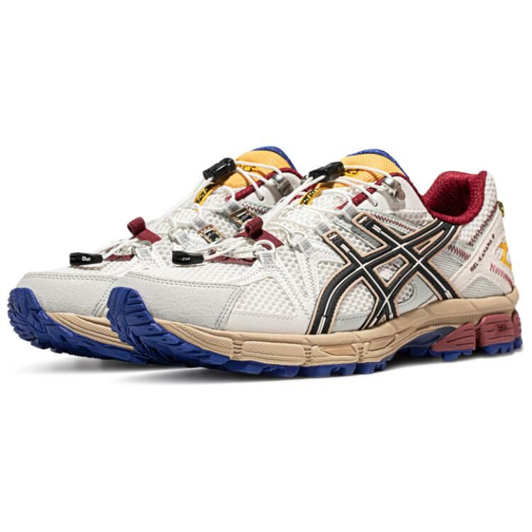 【代購】Asics Gel-Kahana 8 Low-Top Trail Running Running Shoes Men's White Black Red
