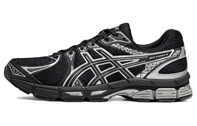 【代購】Asics Gel-Exalt 2 Low-Top Running Shoes Men's Black Silver