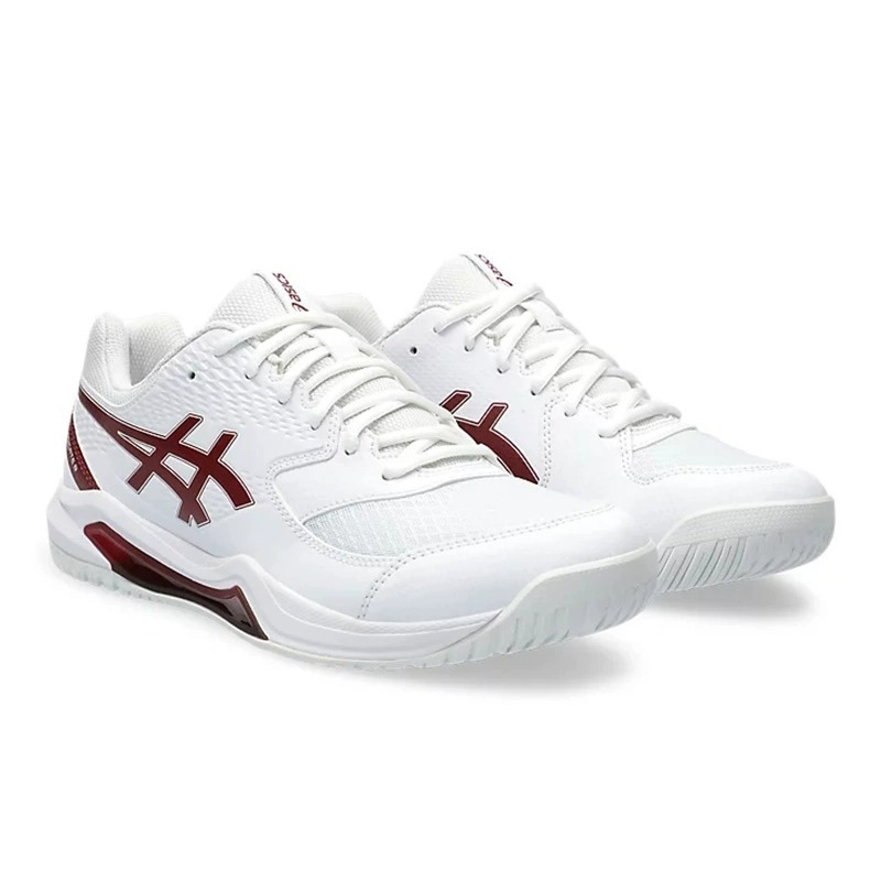 【代購】Asics Gel Dedicate 8 Tennis Shoes 'White Antique Red'