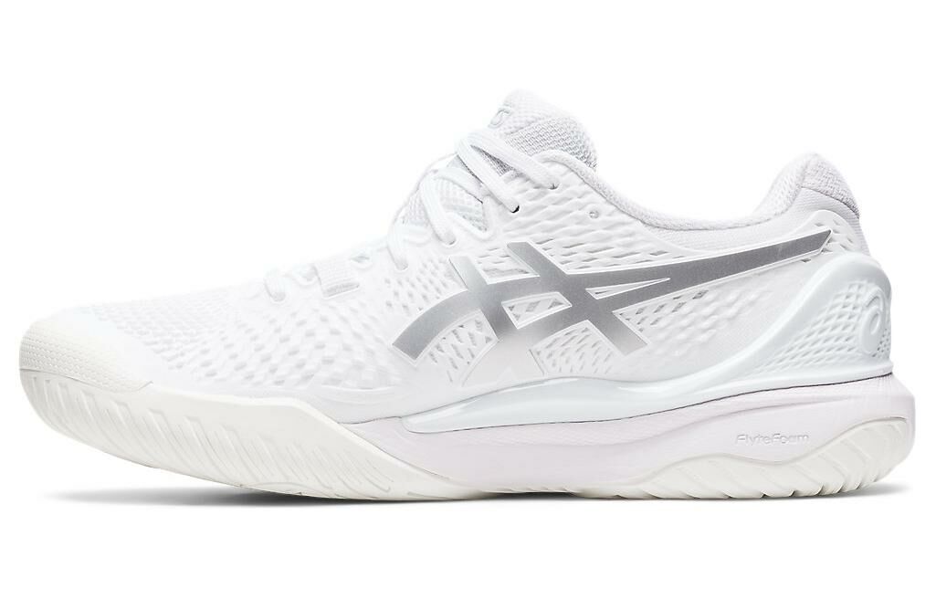 【代購】Asics Gel-Resolution 9 Wide 'White Pure Silver' Women's