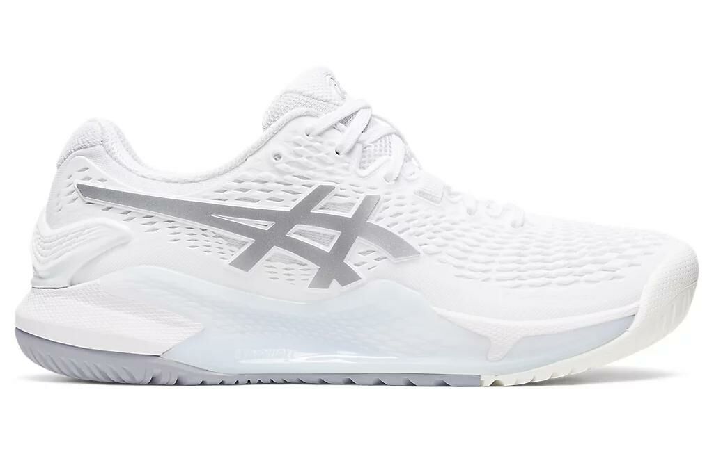 【代購】Asics Gel-Resolution 9 Wide 'White Pure Silver' Women's