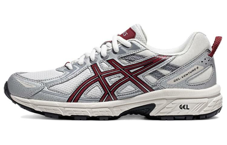 【代購】Asics Gel-Venture 6 Low-Top Running Shoes Women's White Silver