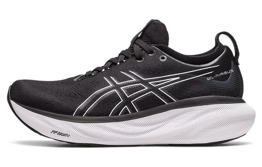 【代購】Asics Gel Nimbus 25 'Black Pure Silver' Women's