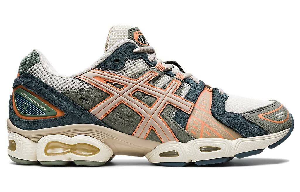 【代購】Asics Gel-Nimbus 9 Cream Green Orange