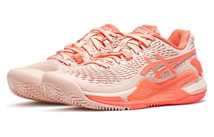 【代購】Asics Gel-Resolution 9 Clay 'Pearl Pink Sun Coral' Women's