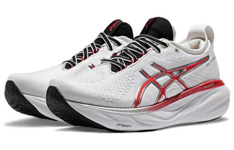 【代購】Asics GEL-Nimbus 25 'White/Classic Red' Women's