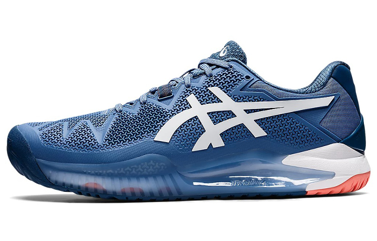 【代購】Asics Gel Resolution 8 2E Wide 'Blue Harmony'
