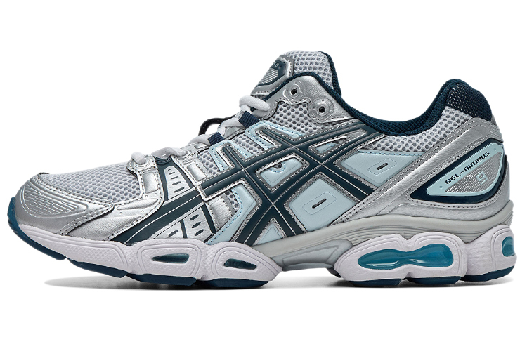 【代購】Asics Gel-Nimbus 9 Pure Silver French Blue Women's
