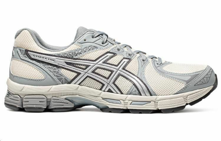 【代購】Asics Gel-Exalt 2 Cushioned Slip-Resistant Low-Top Casual Running Shoes Men's White Blue Gray