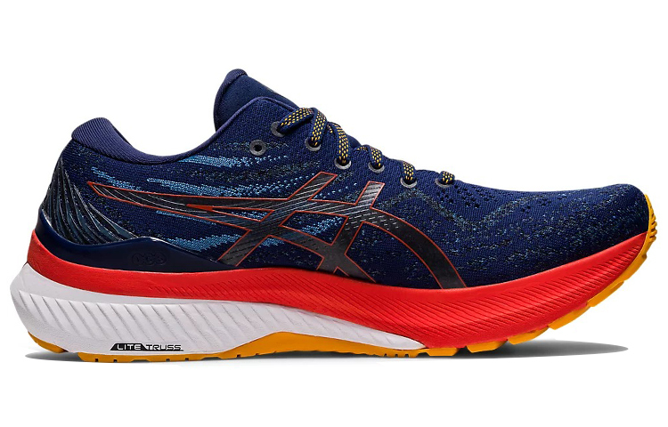 【代購】Asics Gel-Kayano 29 4E Wide 'Deep Ocean Cherry Tomato'