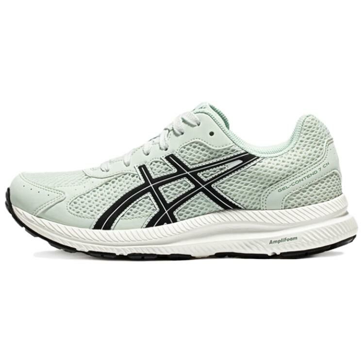 【代購】Asics Gel-Contend 7 Cushioned Wear-Resistant Breathable Rebound Low-Top Training Running Shoes Women's Cyan Black