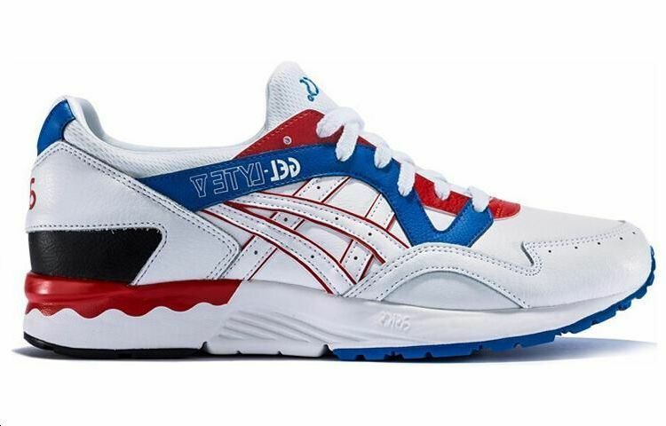 【代購】Asics Gel-Lyte V Running Shoes White/Blue/Red