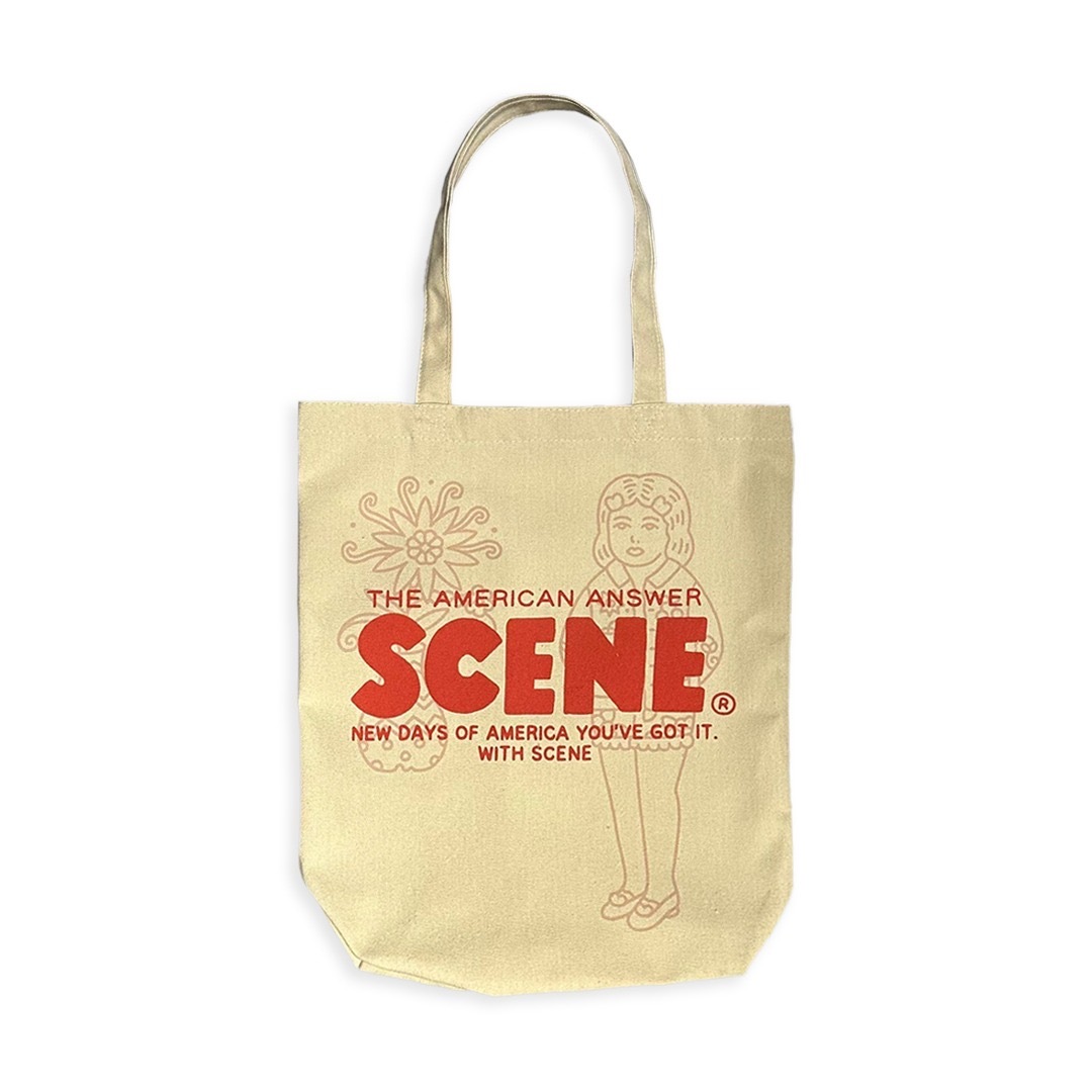 Scene X Penny Tote Bag // Red